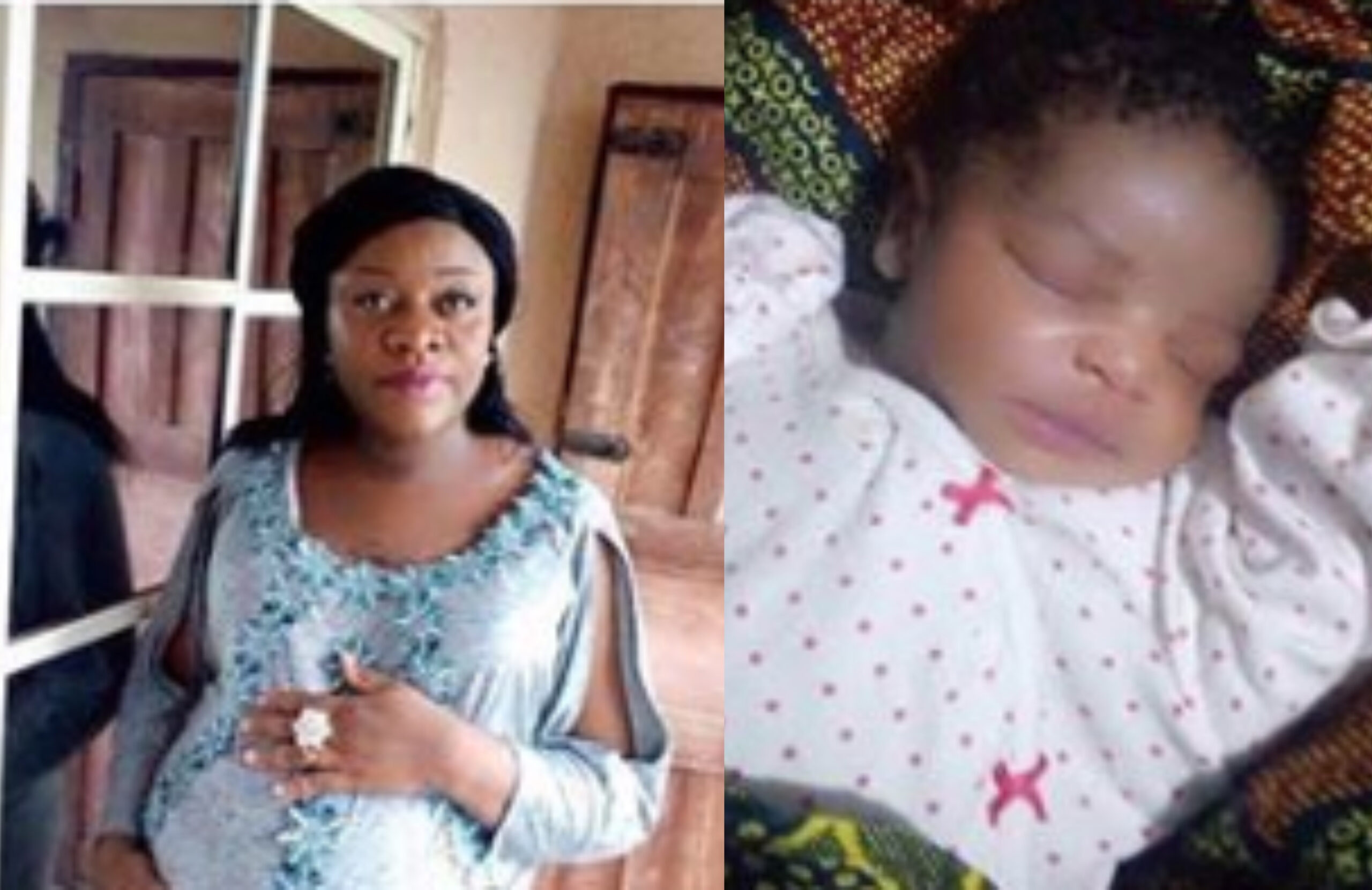Nigerian lady welcomes her first child after 12 years of marriage