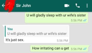 Lady:I Caught My Sister's Husband Cheating & Flirting With Me - See Whatsapp Chat