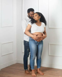 Nollywood Actress, Linda Ejiofor & Her Husband Welcome First Child