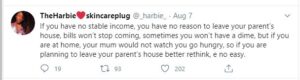 If you have no stable income, don’t leave your parent’s house – Lady says