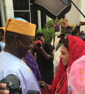 Photos from the Nikkai of billionaire daughter, Adama Indimi and Kogi prince, Malik Ado-Ibrahim