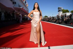 Cristiano Ronaldo's girlfriend, Georgina Rodriguez dazzles in glamorous slit gown at Venice Film Festival (photos)