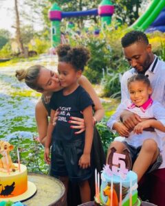 Proud Father! Mikel Obi Cooks For His Twin Daughters, Ava & Mia On Their 5th Birthday