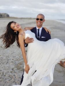 CBS News' Vladimir Duthiers Weds Longtime Love Marian Wang on Fire Island Beach