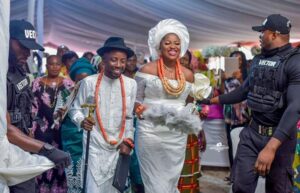 Erigga and fiancee, Morenike hold their traditional marriage in Delta state (photos)