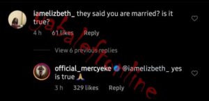 “I Dumped Ike Even Before My Birthday” – BBNaija Mercy Eke Confirms Break Up, Says She’s Married To Someone Else