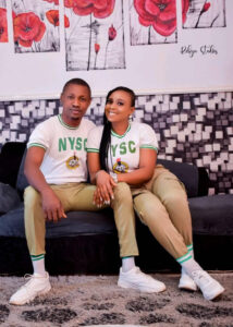 NYSC gave me a wife – Man says as he proposes to fellow corps member on their POP day (Photos/Video)