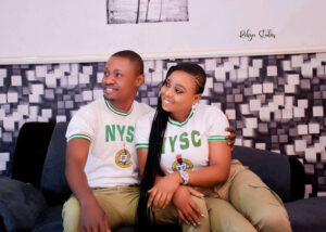 NYSC gave me a wife – Man says as he proposes to fellow corps member on their POP day (Photos/Video)