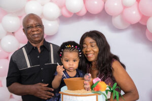Photos from Laura Ikeji Kanu's daughter's first birthday party