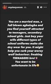Actress Angela Eguavoen Has Advise For Married Man Who Find Themselves Attracted To Teenagers