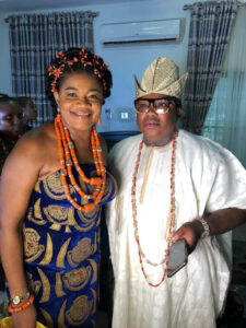 Photos from the traditional and court wedding of Senator Ben Obi and his partner, Chiaka