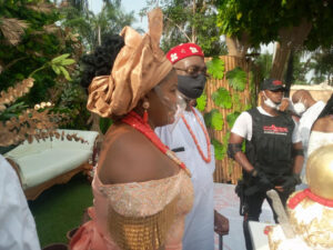 Photos from the traditional and court wedding of Senator Ben Obi and his partner, Chiaka