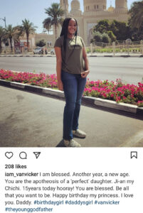 Actor, Van Vicker shows off his beautiful daughter as he celebrates her on her 15th birthday