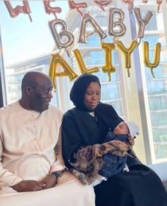 Atiku Abubakar's son Mustapha and wife, Afrah welcome a baby boy