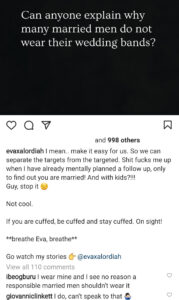 Eva Alordiah questions why many married men dont wear their rings; says it makes it harder for women to separate the available from the taken