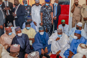Governors, ministers, lawmakers attend wedding of AGF, Abubakar Malami's son (photos)