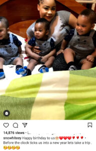 "I am willing to fight on... till I have you all back in my arms" Precious Chikwendu celebrates her triplets sons and herself as they mark their joint birthday