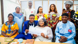 "I promise you a love that is true and enduring" - Physically challenged Nigerian pharmacist extols her husband as she shares photos from their wedding