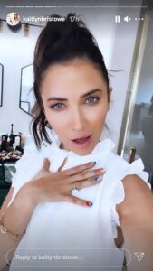 Kaitlyn Bristowe Flashes Her Enormous New Engagement Ring, While Joking About Her Proposal-Ready Mani
