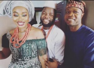 Singer Skales marries his model fiancée, Hasanity (traditional wedding pictures & video)