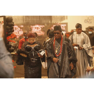 First photos and videos from Toyin Lawani's traditional wedding