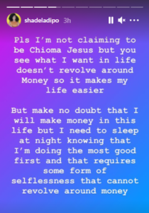 "I've tried to do runz but it's not even easy" Media personality, Shade Ladipo, reveals why working for her money is easier