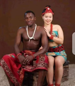 Lovely pre-wedding photos of a Nigerian man and his Korean bride
