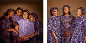 Stunning photos of President Buhari's daughter, Hadiza, and her beautiful daughters