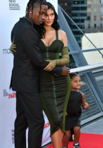 Travis Scott Calls Kylie Jenner Wifey As He Accepts Award:  "Stormi, I love you and wifey, I love you" (photos)
