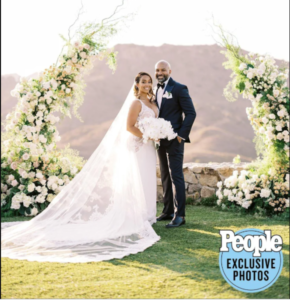 Former NBA star, Derek Fisher and Gloria Govan tie the knot after pandemic delayed wedding (photos)