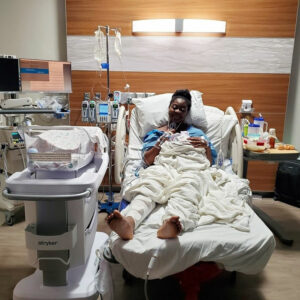 Journalist, Adeola Fayehun, and her husband welcome baby girl (photos)