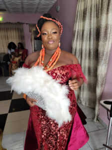 No bride price was paid and I did not kneel down to give him a drink - Facebook feminist, Nkechi Bianze says as she shares photos from her wedding