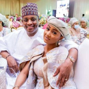 Lovely photos of President Buhari's daughters and their spouses