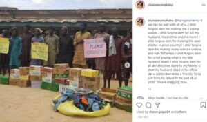 “I Should Forgive Them For Making Me A Young Widow” – Lady Cries Out As Nigerian Army Shares Picture Of Boko Haram Members Begging Nigerians For Forgiveness
