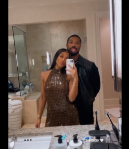 Lori Harvey sends fans into a frenzy after calling actor Michael B. Jordan her 'baby daddy'