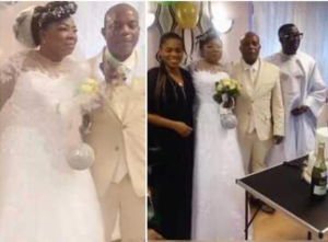 Nigerian woman weds for the first time at 61 (photos)