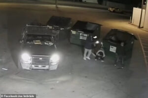 Watch horrifying moment 18-year-old mum tosses her newborn baby into dustbin (video)
