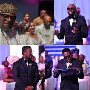 Nollywood Actor Blossom Chukwujekwu Weds Pastor Chris Oyakhilome’s Niece In Church Wedding