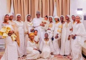 Photo of Zamfara Governor, Bello Matawalle and his 30 Children