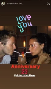 Victoria Beckham Celebrated 23 Years of Marriage to David Beckham With a Heartfelt Anniversary Tribute