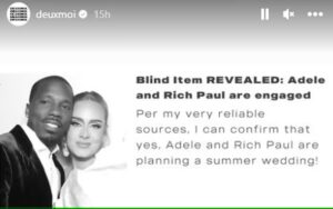 Adele and Rich Paul are reportedly engaged with the singer 'set to wed the sports agent this summer'