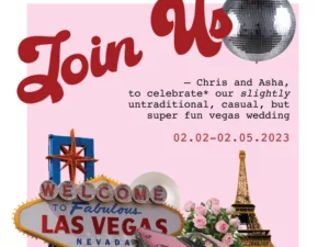 An Atlanta couple got married in the back of a Cadillac at their Las Vegas destination wedding that cost $3,450