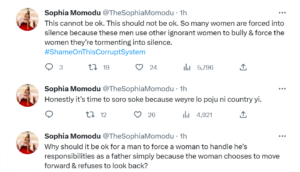 Financially bullying a woman into staying with you has got to be the most disgusting thing a man can do - Sophia Momodu