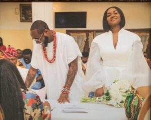 More photos from singer Davido and Chioma's wedding surface online