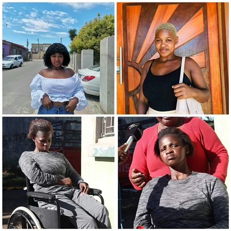 Photos of 23-year-old South African woman left paralysed and brain damaged after brutal attack by her boyfriend's rival