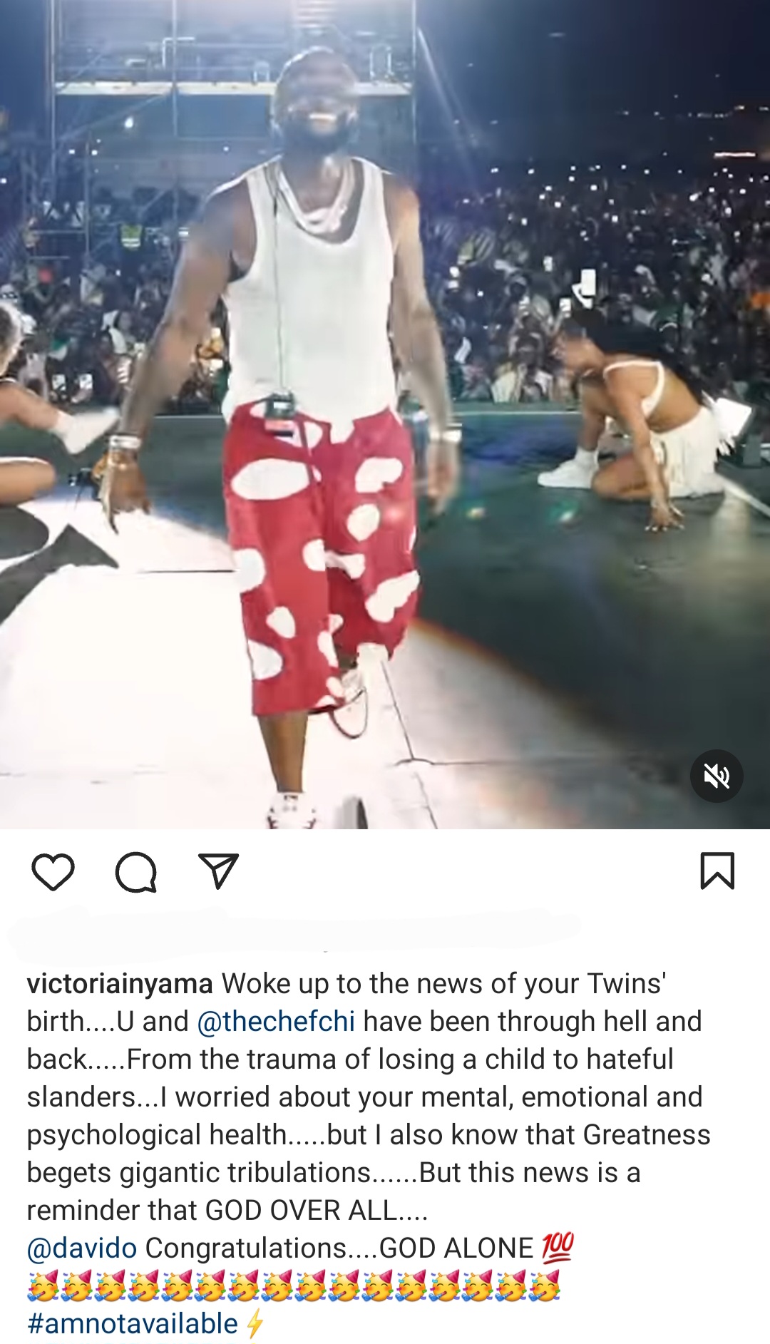 Davido and Chioma have welcomed twins