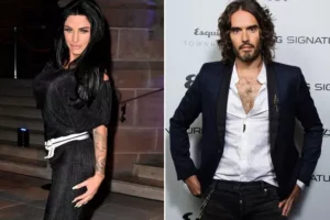 Katie Price reveals her experience with Russell Brand as the comedian faces a wave of s3xual assault allegations