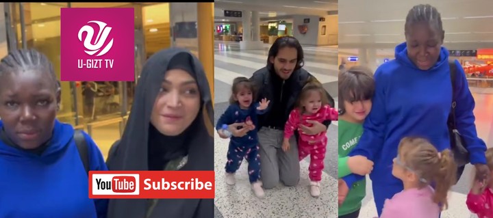 Lebanese Kids Cry In Airport As Their Kenyan Nanny Leaves (Video)