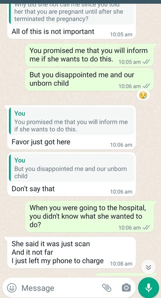 My Girlfriend's Mother Just Aborted Our Four Months Old Pregnancy (pictures)