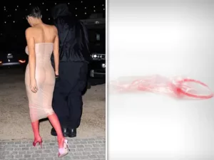 Kanye West steps out with wife Bianca Censori completely n@ked in 'C0ndom-Style' dress